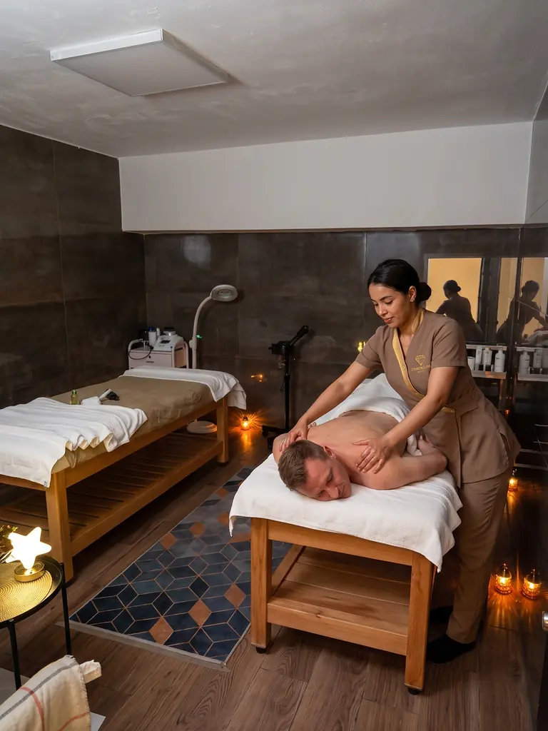 Couples massage room at Diamond Spa Casablanca